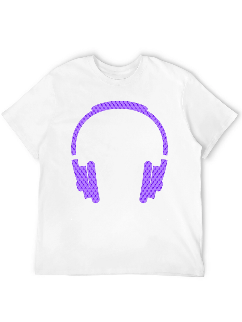 Headphone Graphic Black Tee