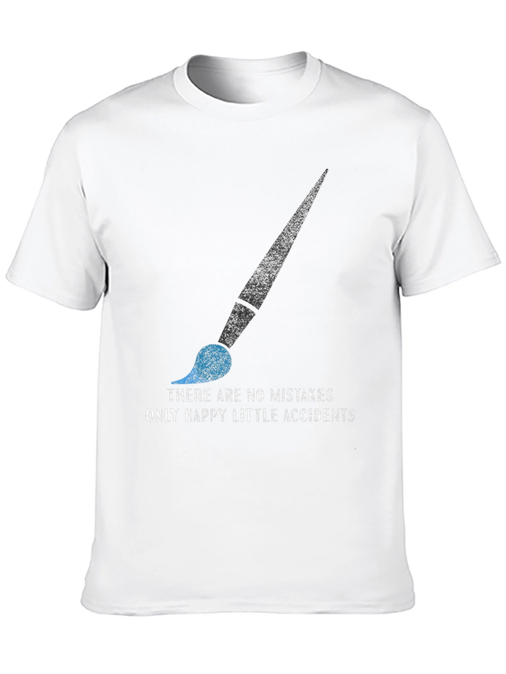 Happy Accidents T-Shirt: Painters Brush Graphic Tee