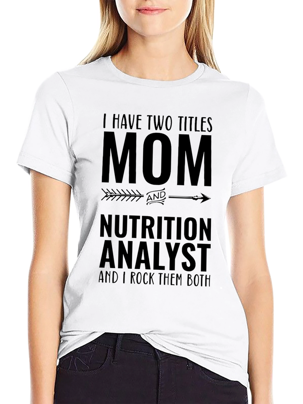 Mom & Nutrition Analyst Graphic T-Shirt