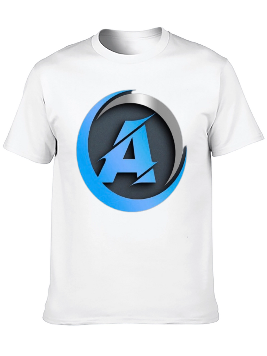 Modern A Logo Black T-Shirt