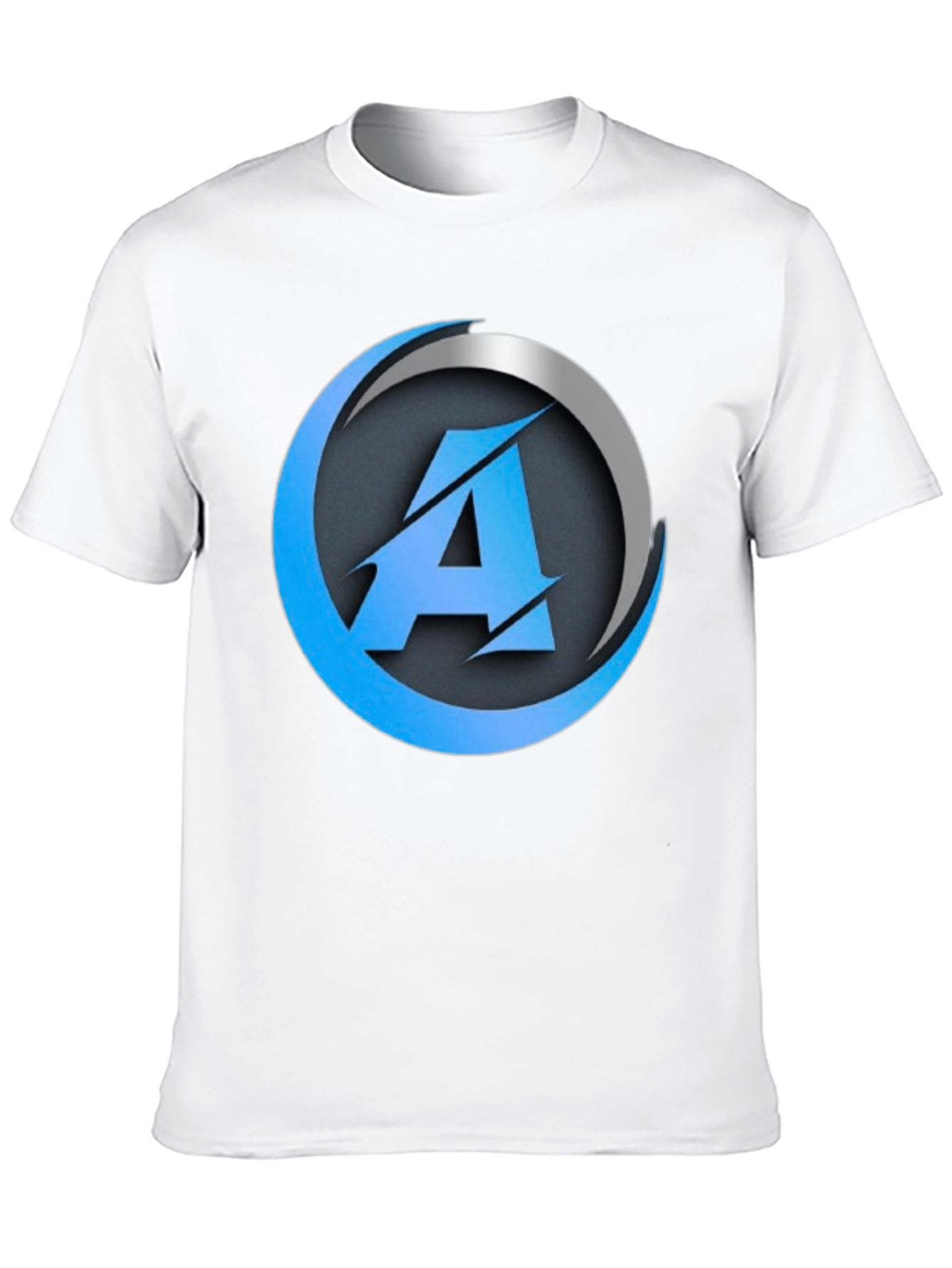 Modern A Logo Black T-Shirt