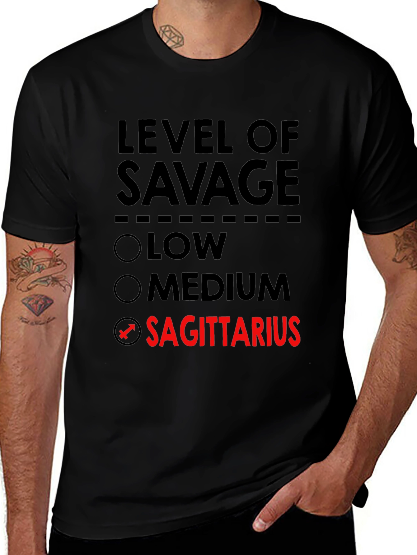 Level of Savage Sagittarius T-Shirt