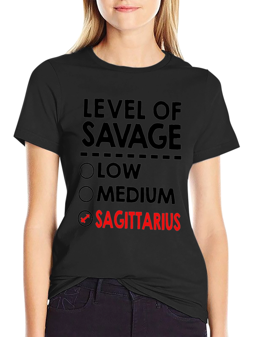 Level of Savage Sagittarius T-Shirt
