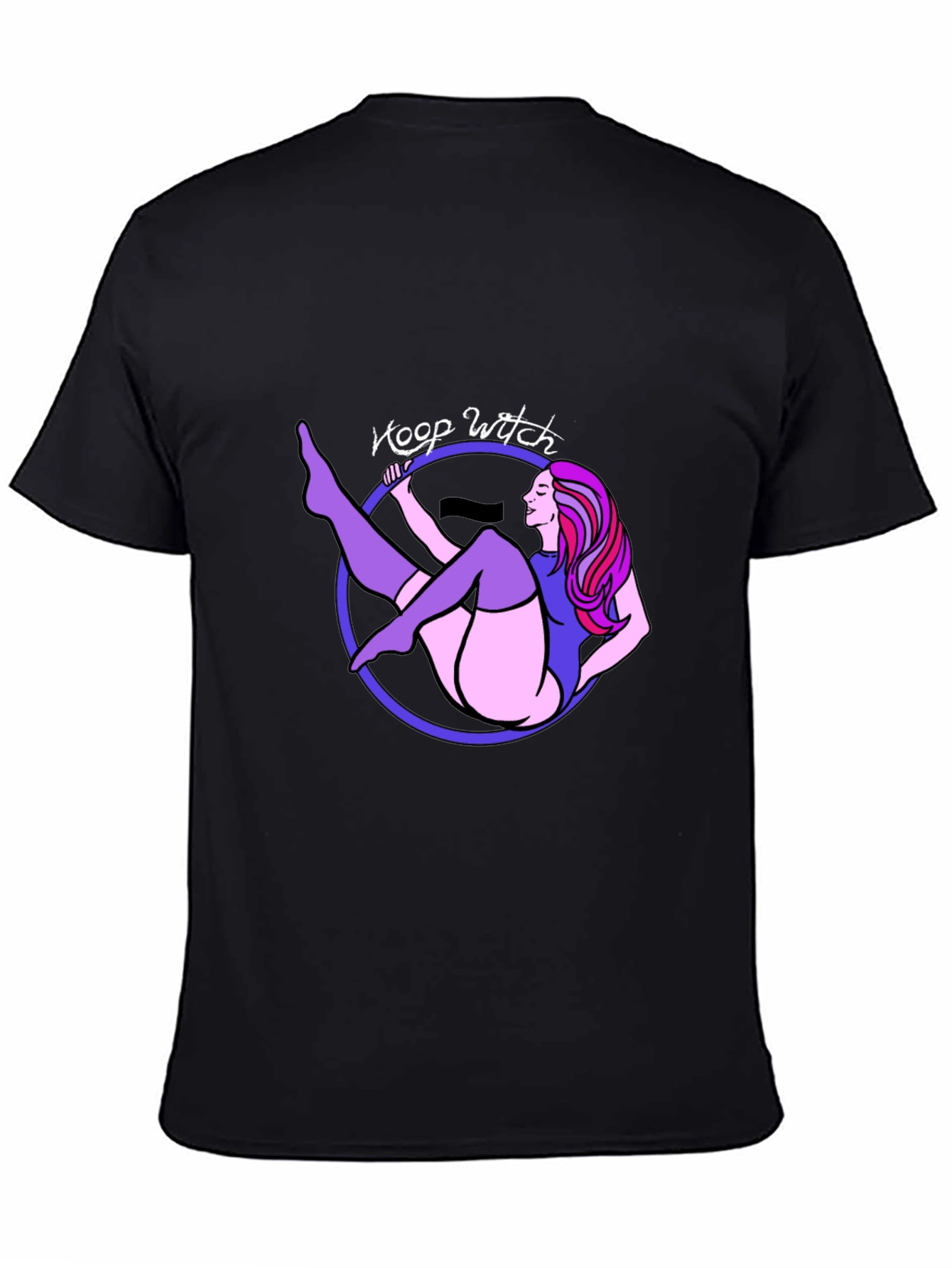 Hoop Witch Graphic T-Shirt - Black