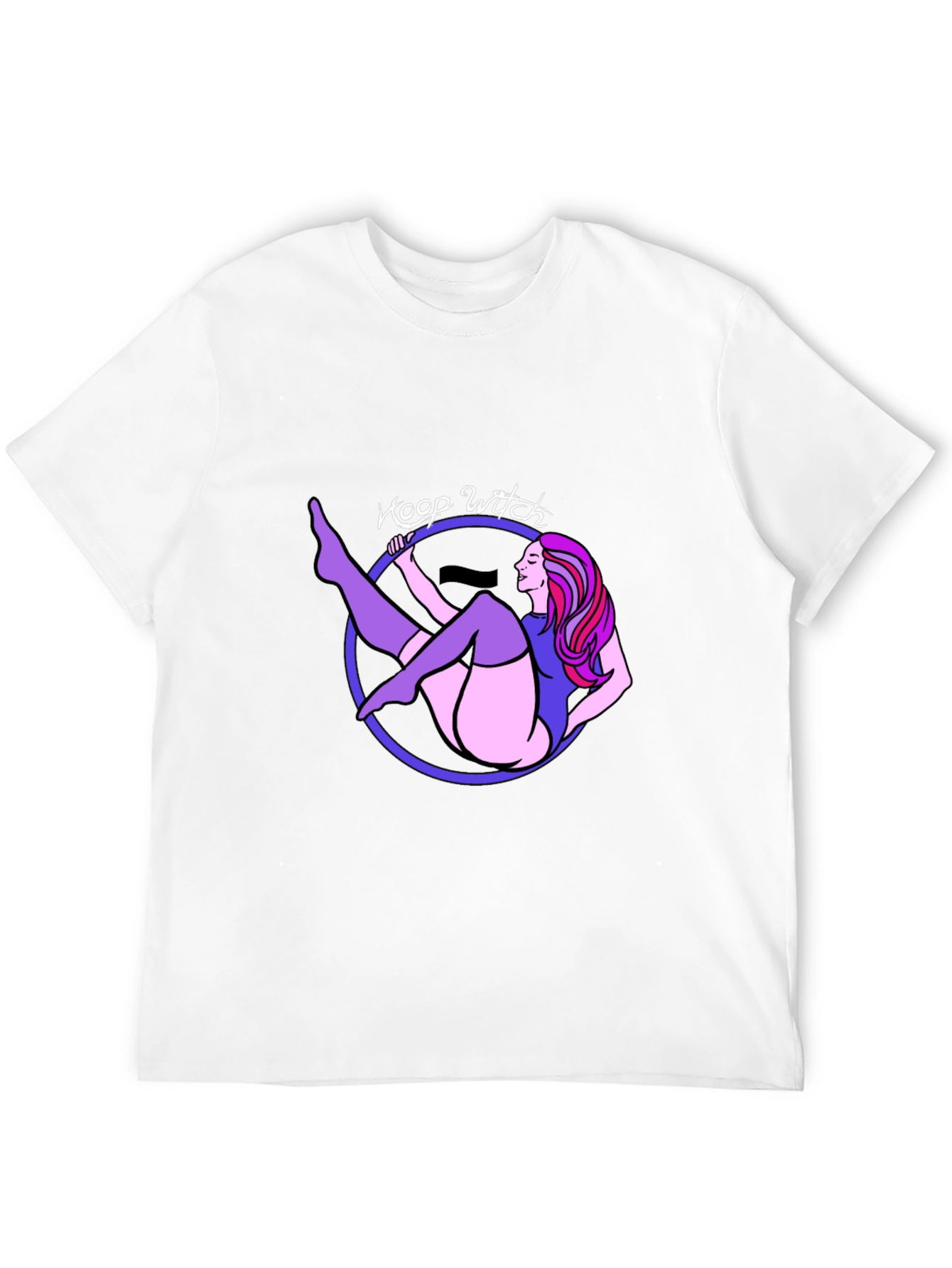 Hoop Witch Graphic T-Shirt - Black