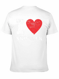 I Love Snooker T-Shirt - Black Graphic Print