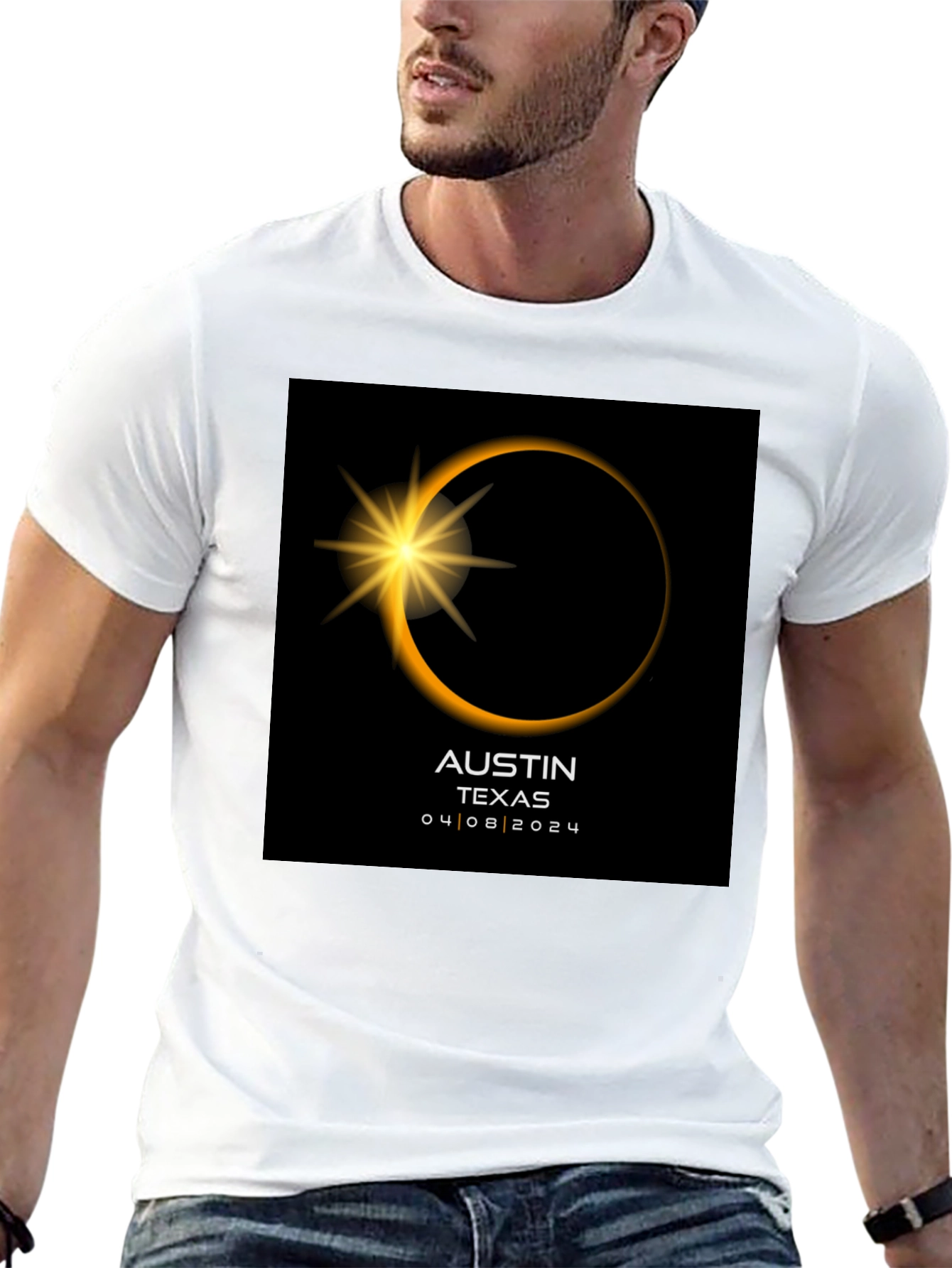 Austin Texas Eclipse 04/08/2024 T-Shirt