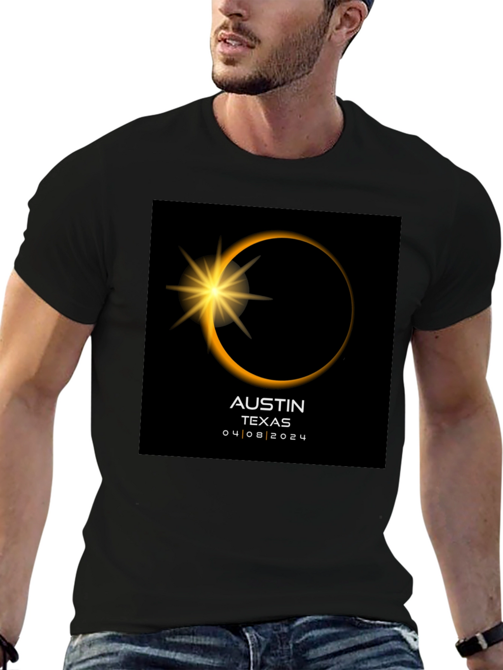 Austin Texas Eclipse 04/08/2024 T-Shirt