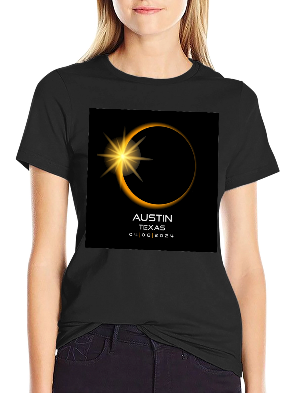Austin Texas Eclipse 04/08/2024 T-Shirt