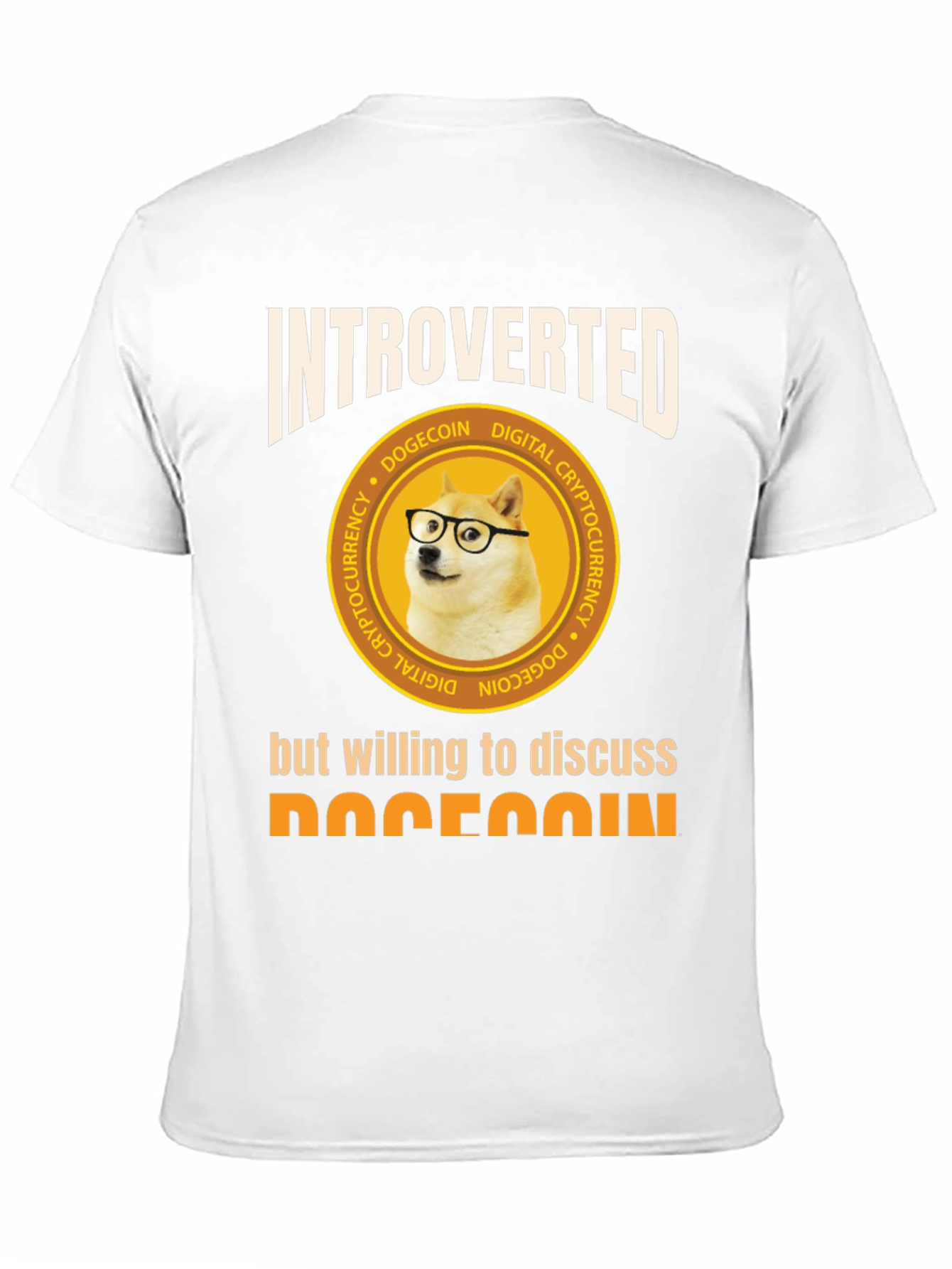 Introverted Dogecoin T-Shirt