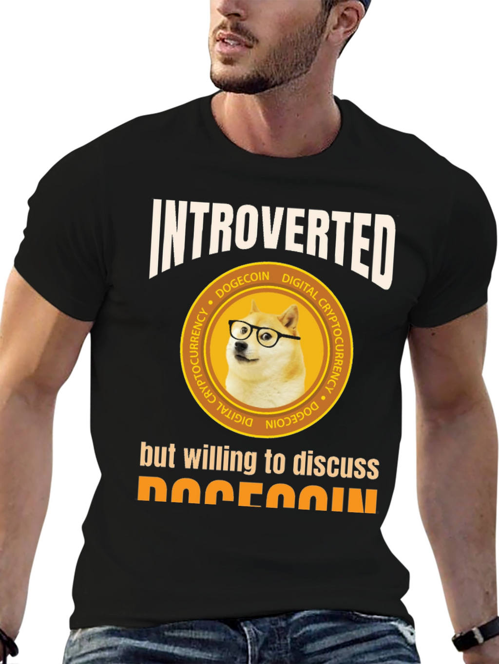 Introverted Dogecoin T-Shirt