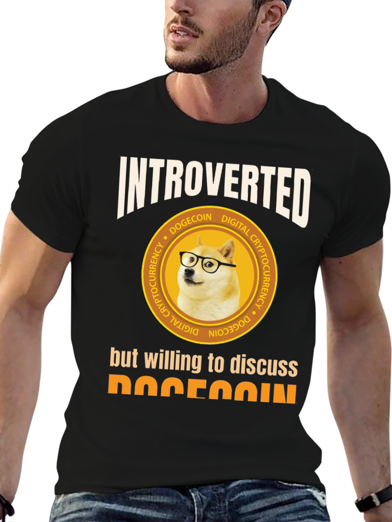 Introverted Dogecoin T-Shirt