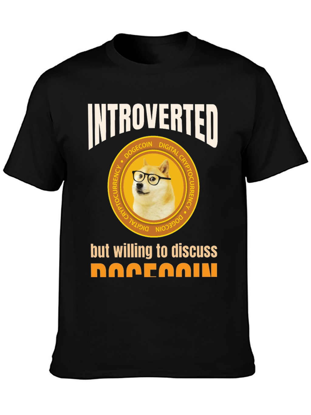 Introverted Dogecoin T-Shirt