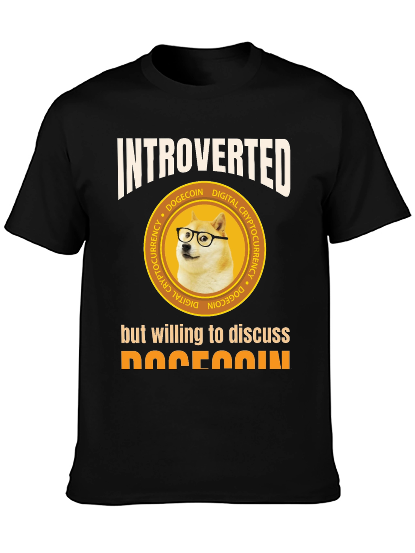 Introverted Dogecoin T-Shirt