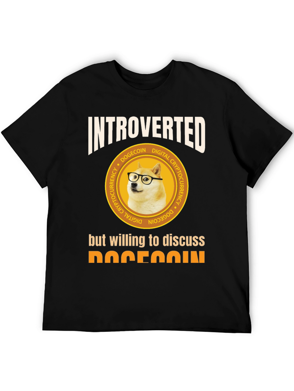 Introverted Dogecoin T-Shirt