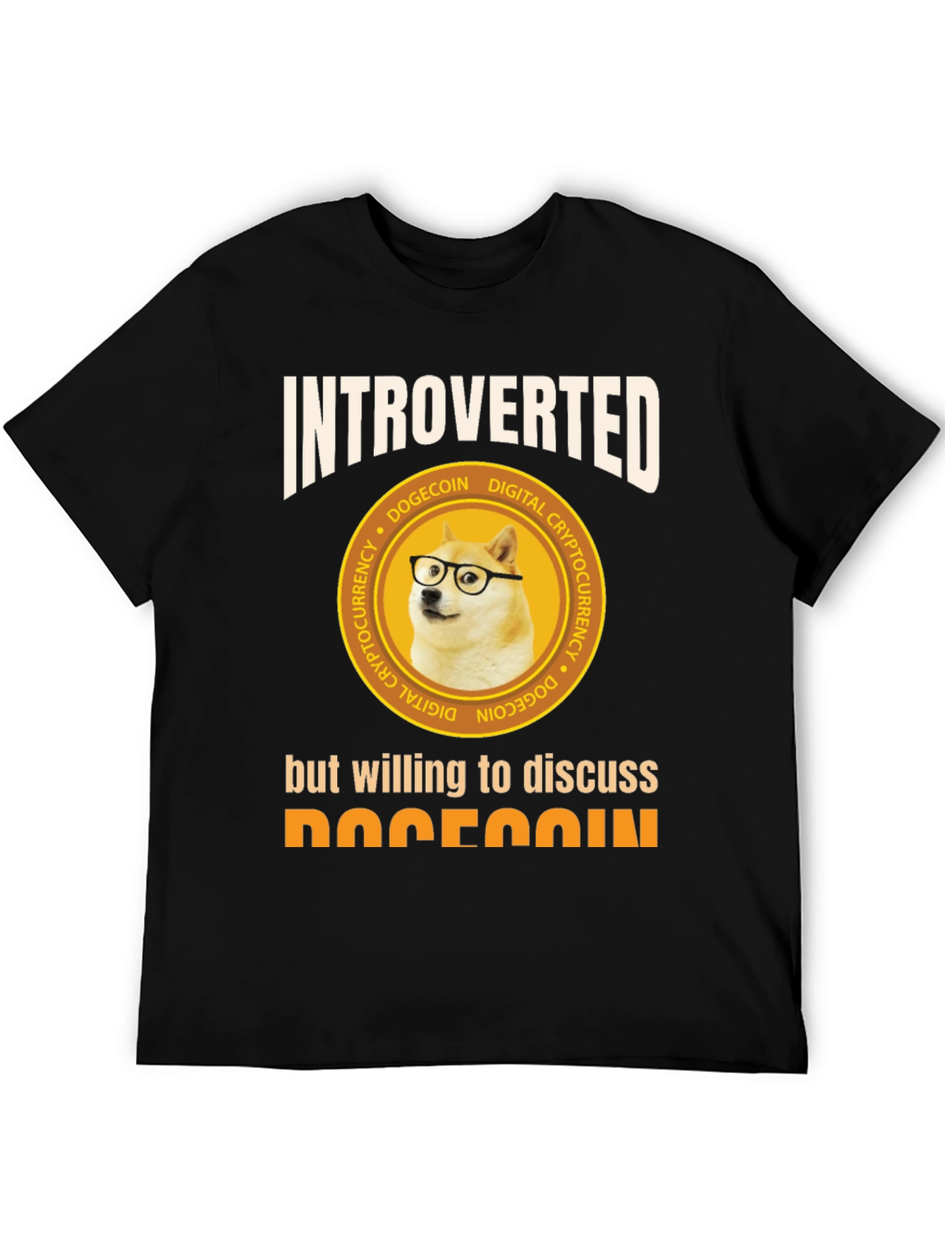 Introverted Dogecoin T-Shirt
