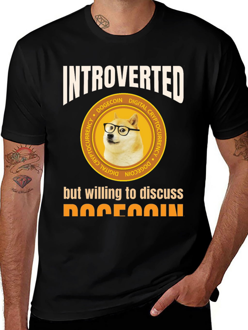 Introverted Dogecoin T-Shirt