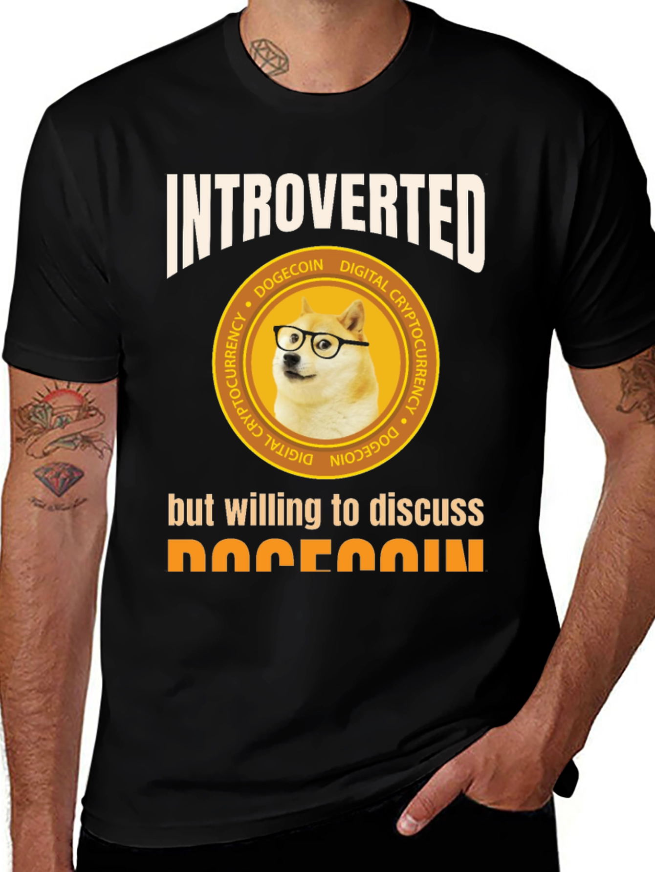 Introverted Dogecoin T-Shirt