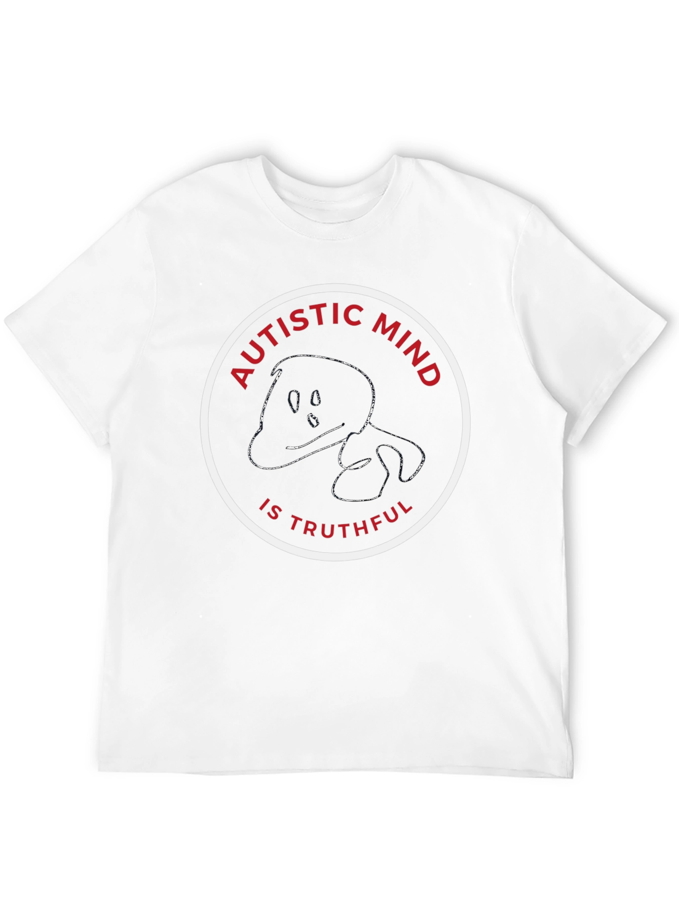 Autistic Mind Truthful Black T-Shirt