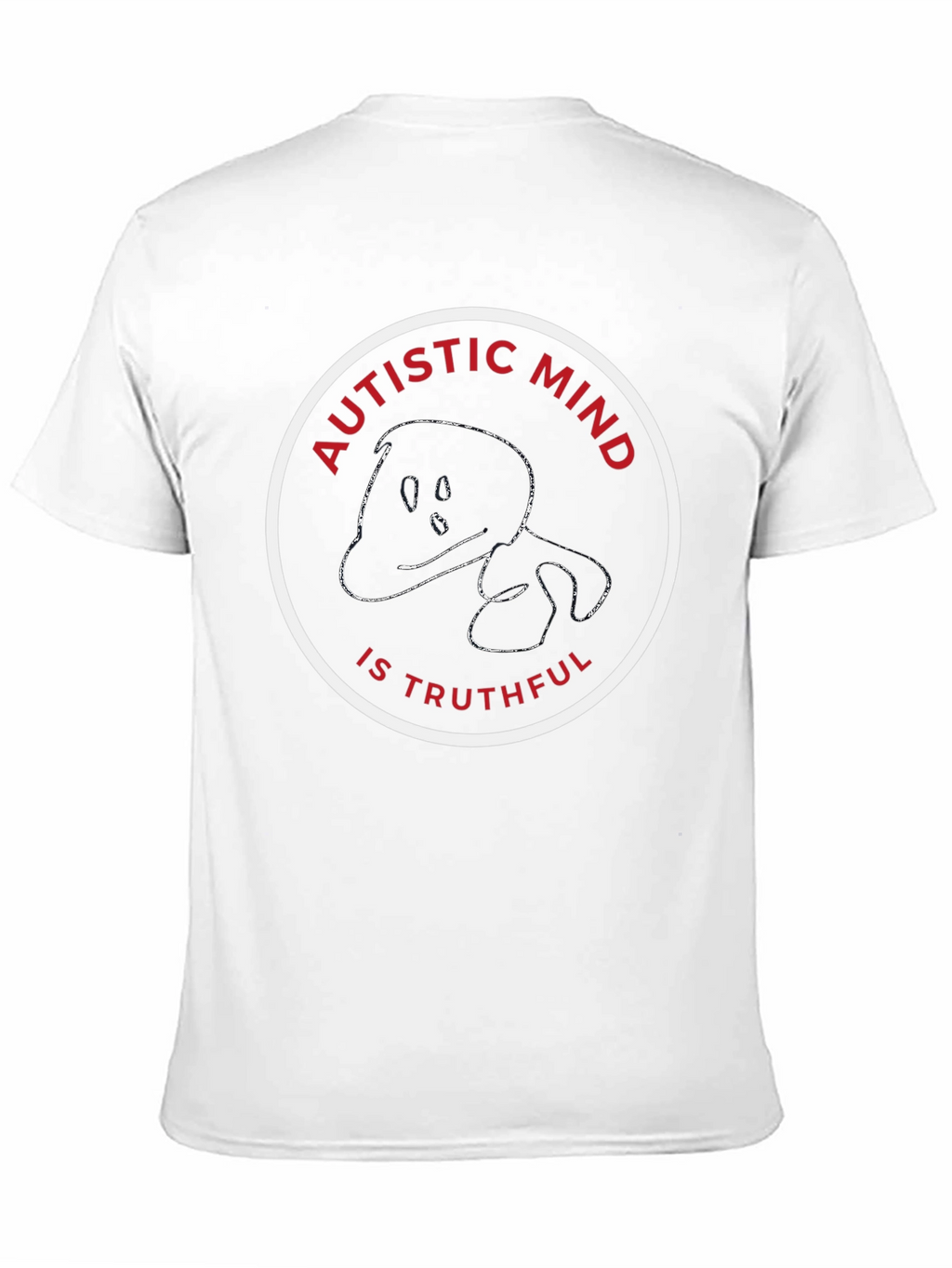 Autistic Mind Truthful Black T-Shirt