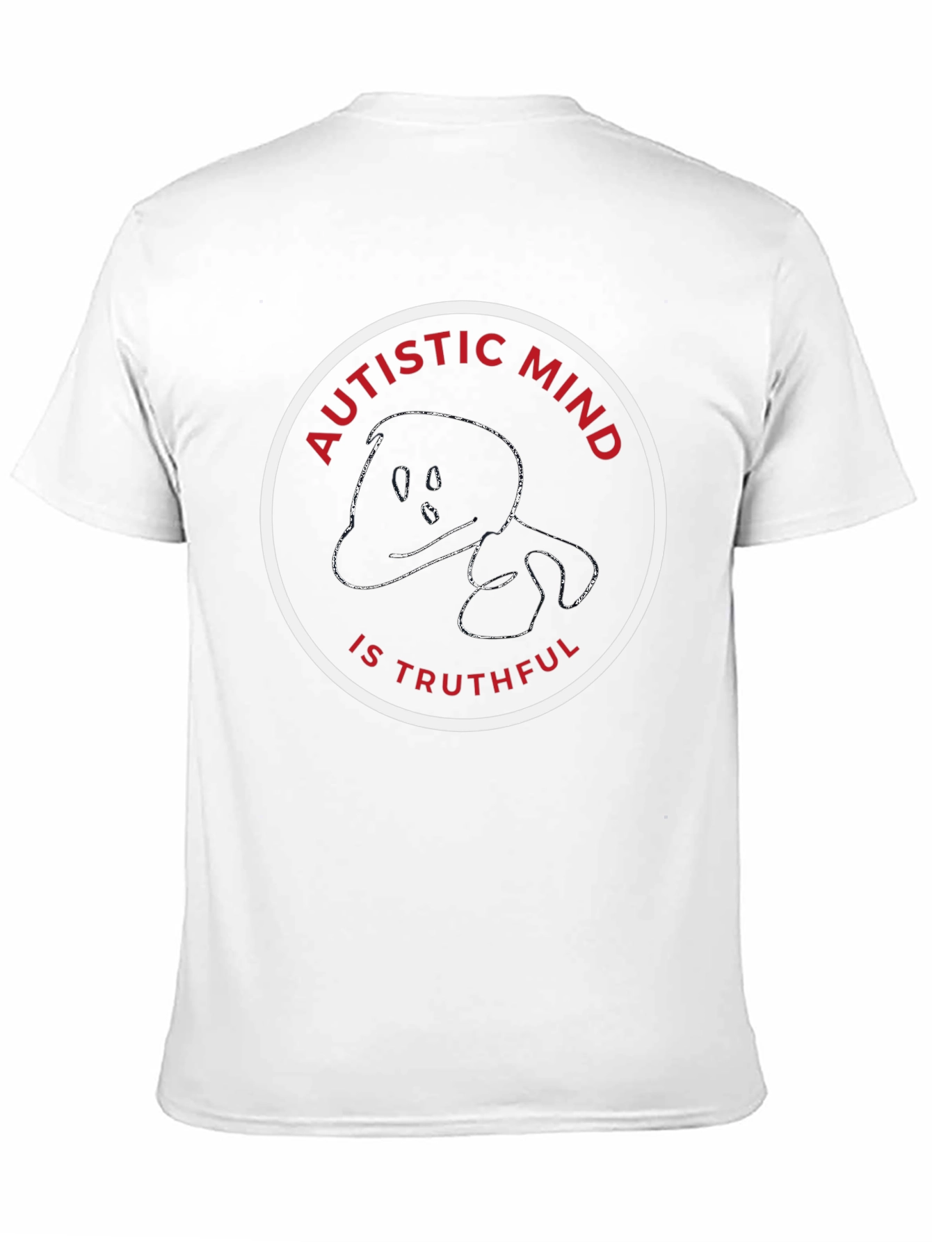 Autistic Mind Truthful Black T-Shirt
