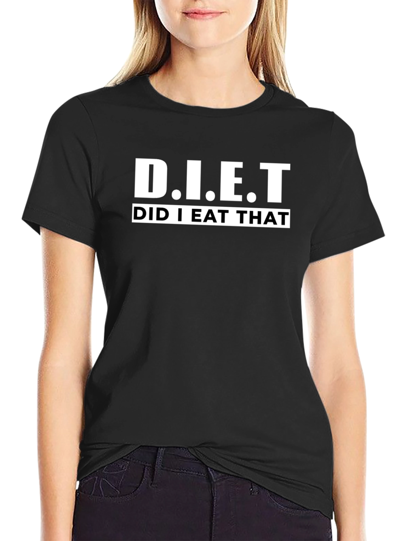 D.I.E.T. Did I Eat That? Graphic T-Shirt