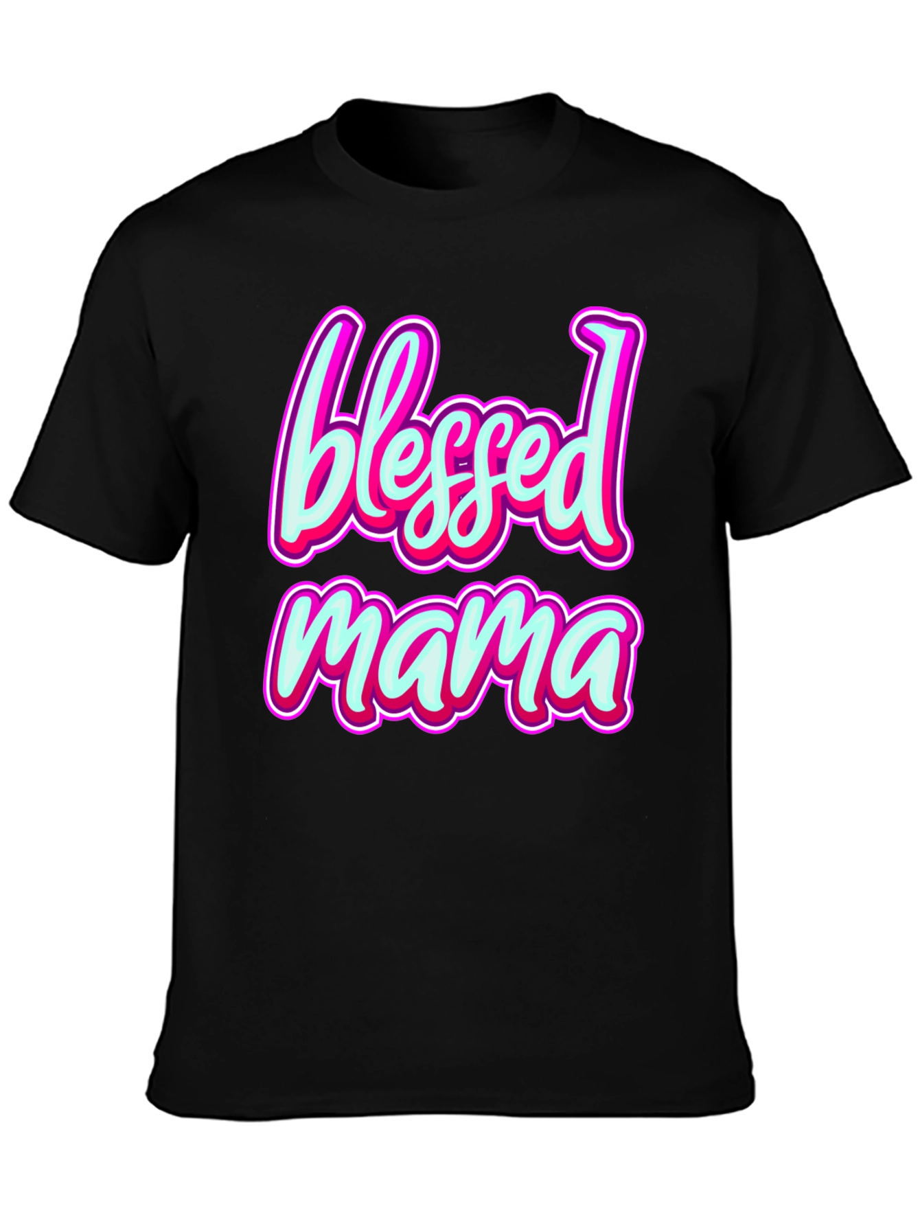 Blessed Mama Graphic Tee - Stylish Comfort Fit