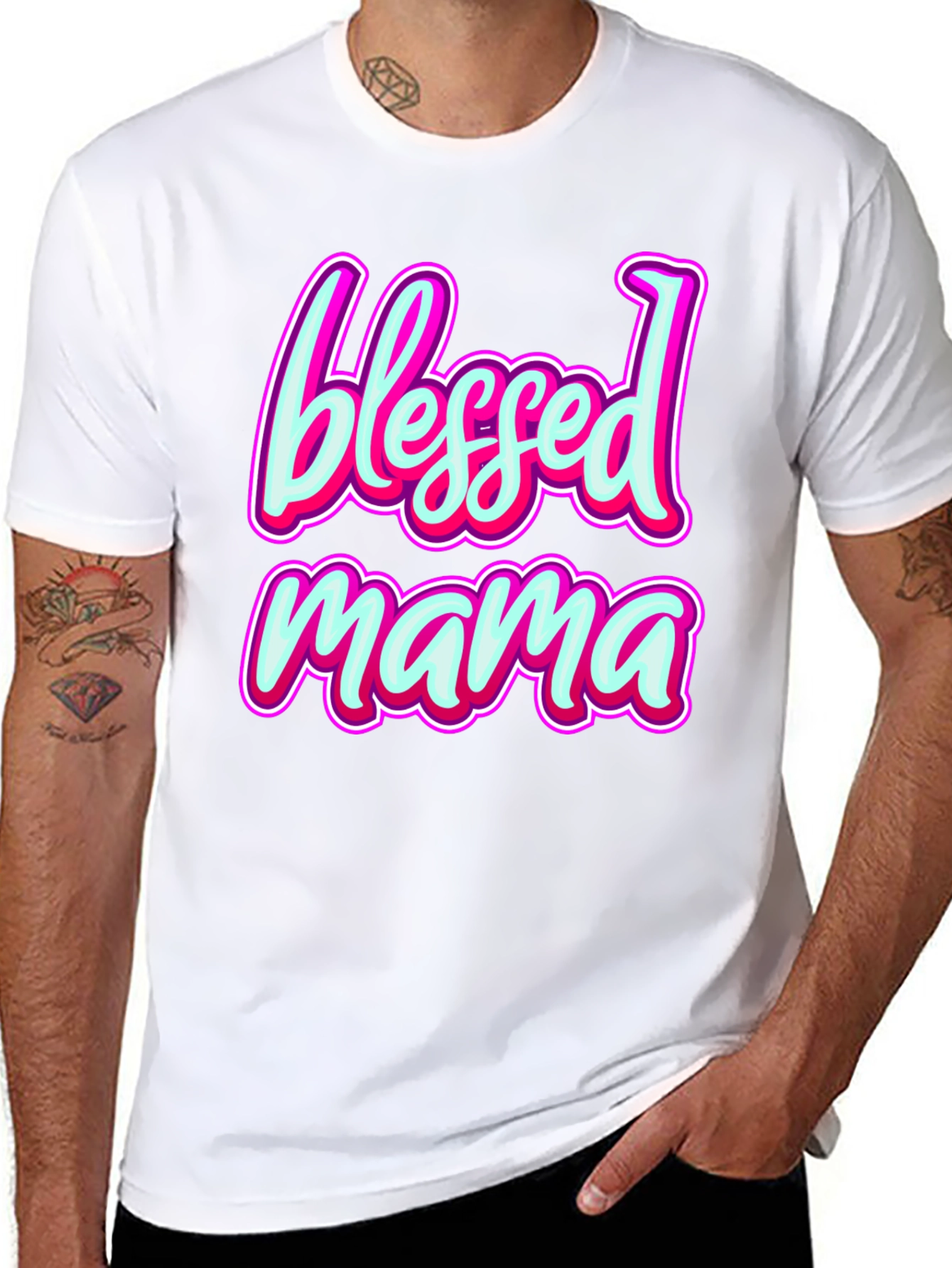 Blessed Mama Graphic Tee - Stylish Comfort Fit