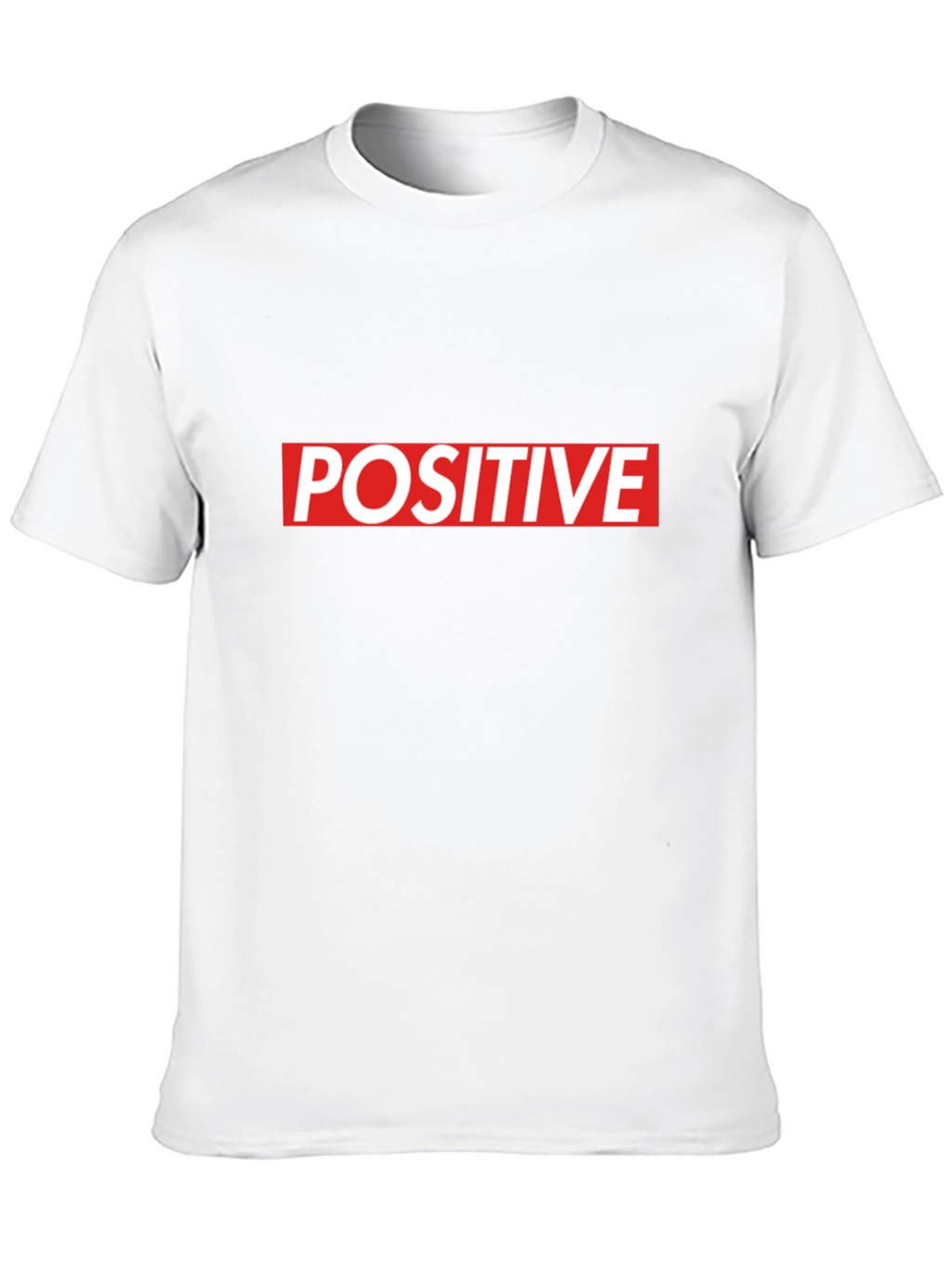 Positive Statement Black Graphic Tee Shirt