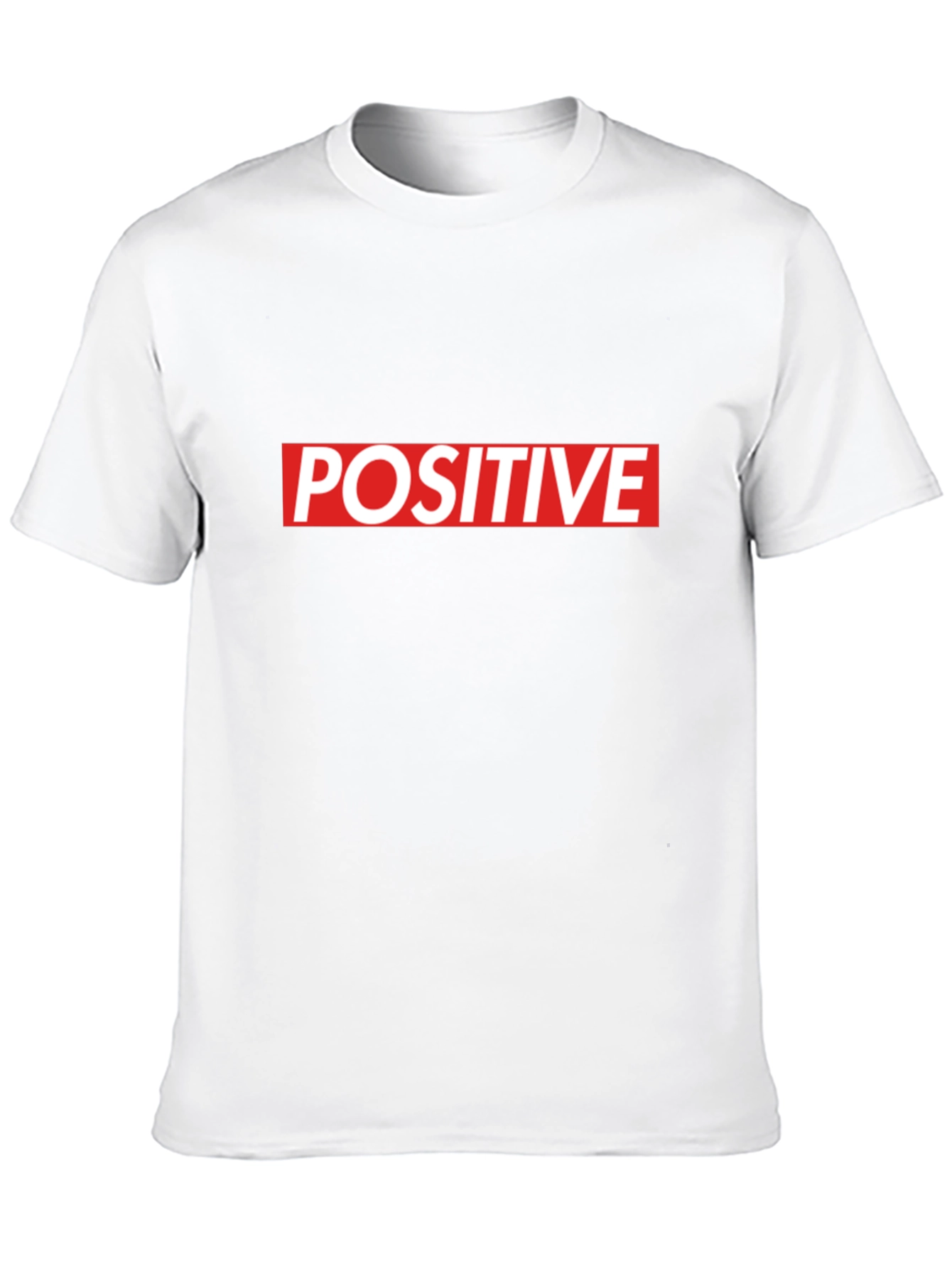 Positive Statement Black Graphic Tee Shirt