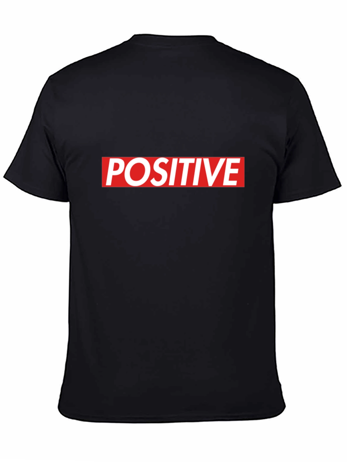 Positive Statement Black Graphic Tee Shirt