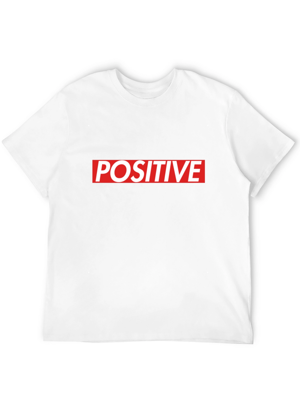Positive Statement Black Graphic Tee Shirt
