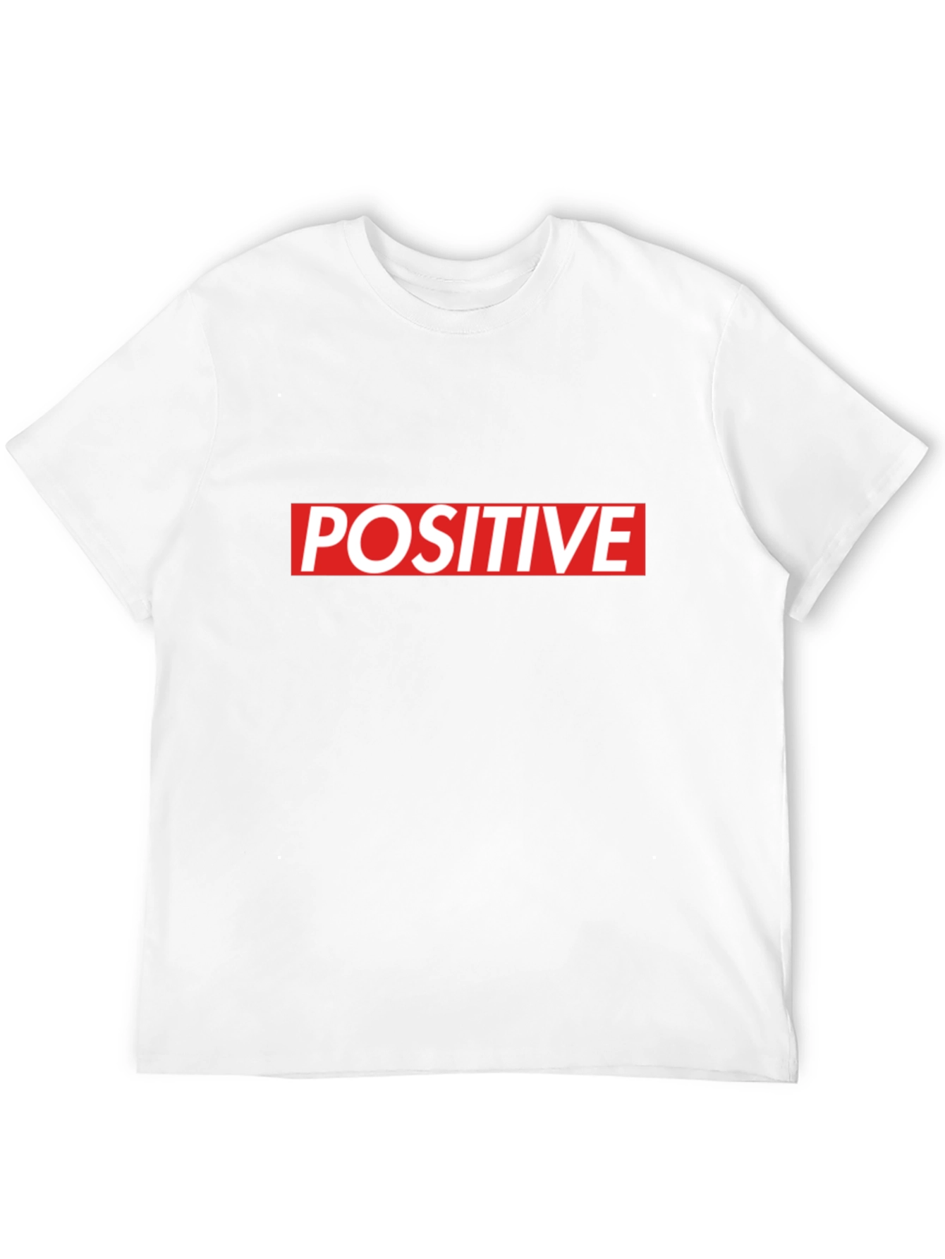 Positive Statement Black Graphic Tee Shirt