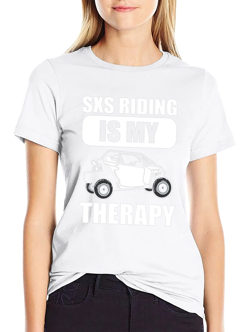 SXS Riding is My Therapy Graphic T-Shirt