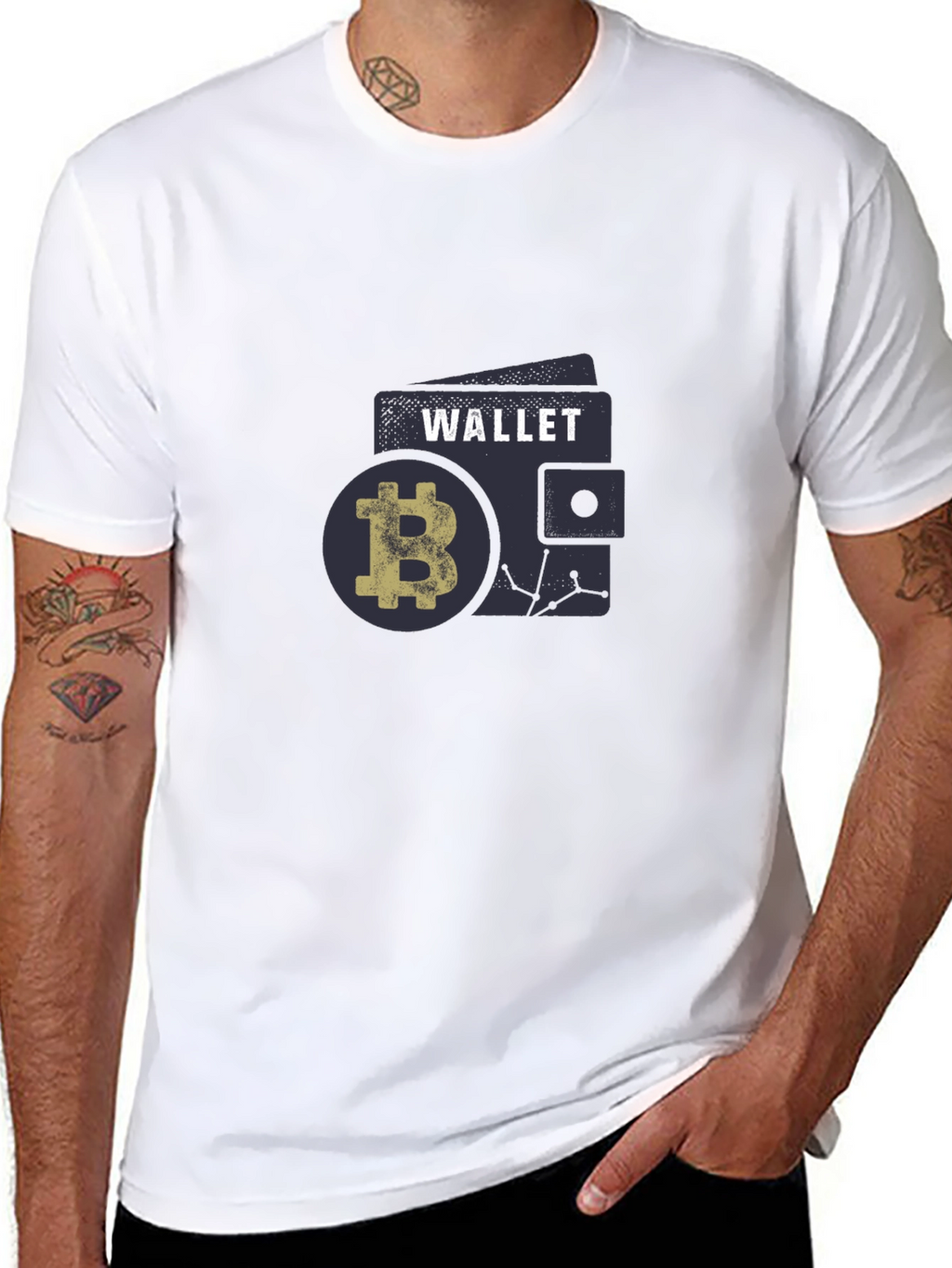 Bitcoin Wallet T-Shirt - Crypto Tee for Enthusiasts