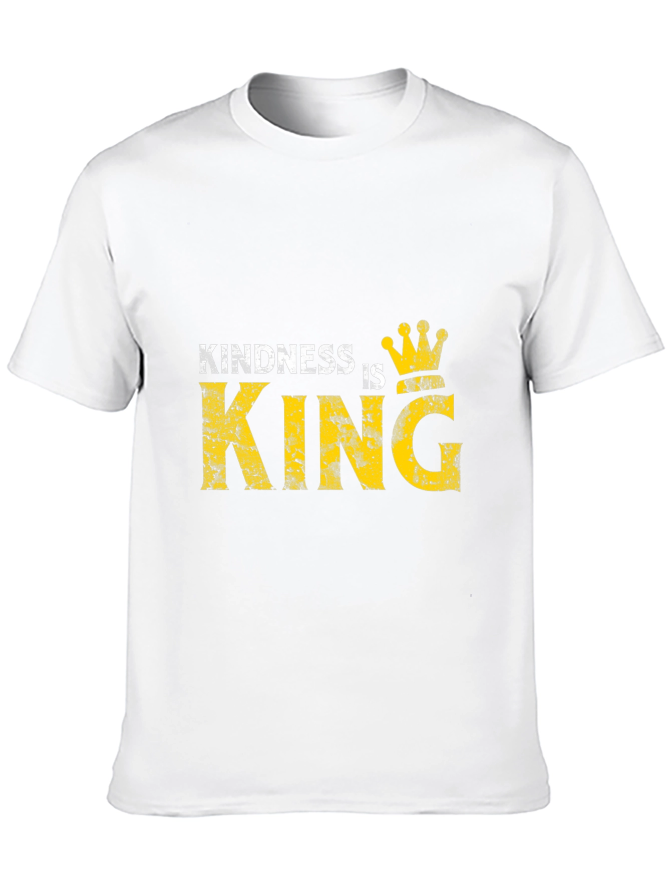 Kindness is King Graphic Black T-Shirt