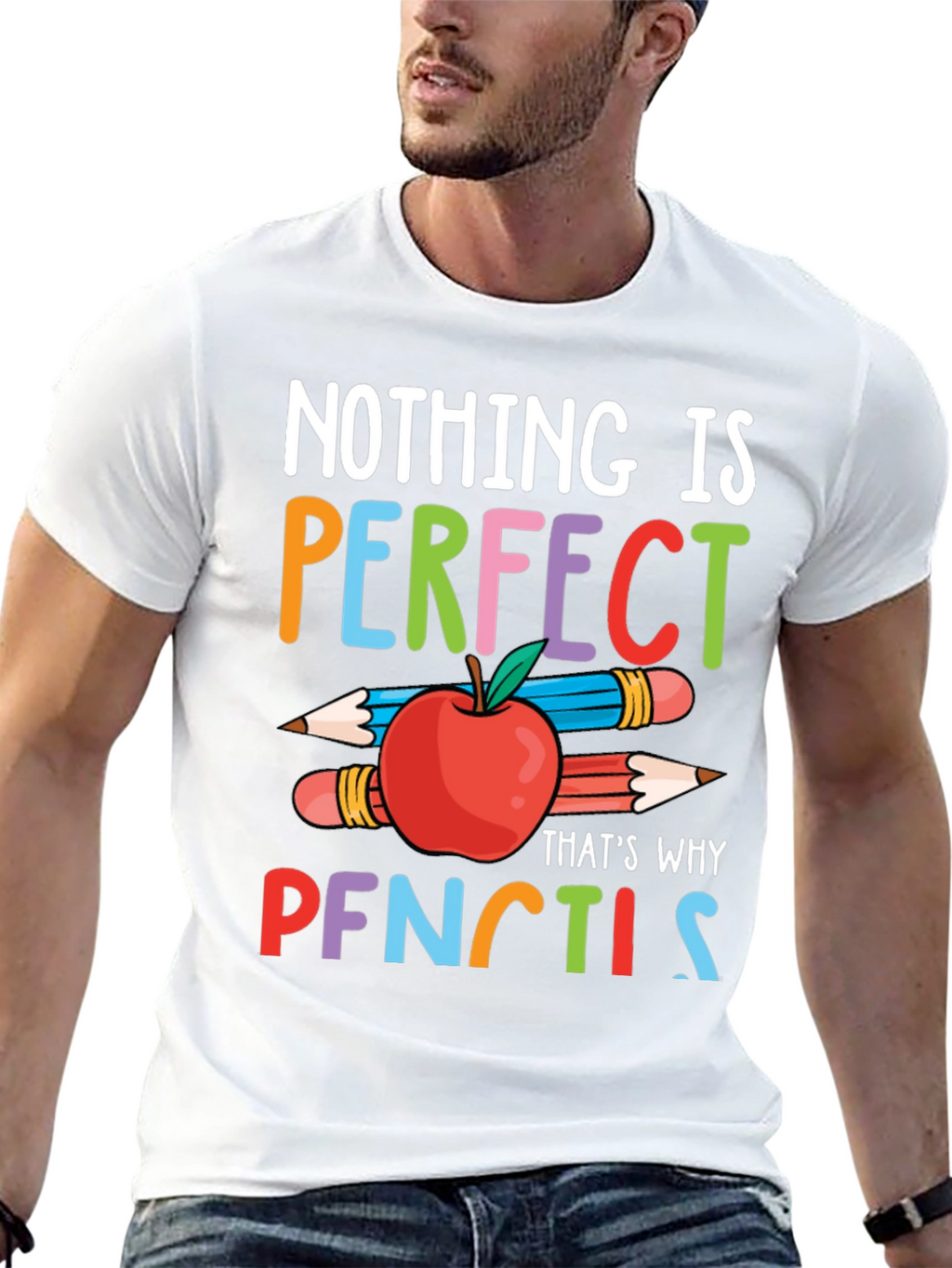 Nothing is Perfect Pencils T-Shirt