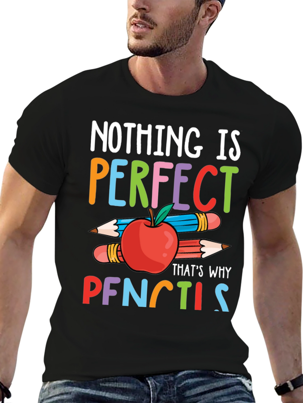 Nothing is Perfect Pencils T-Shirt