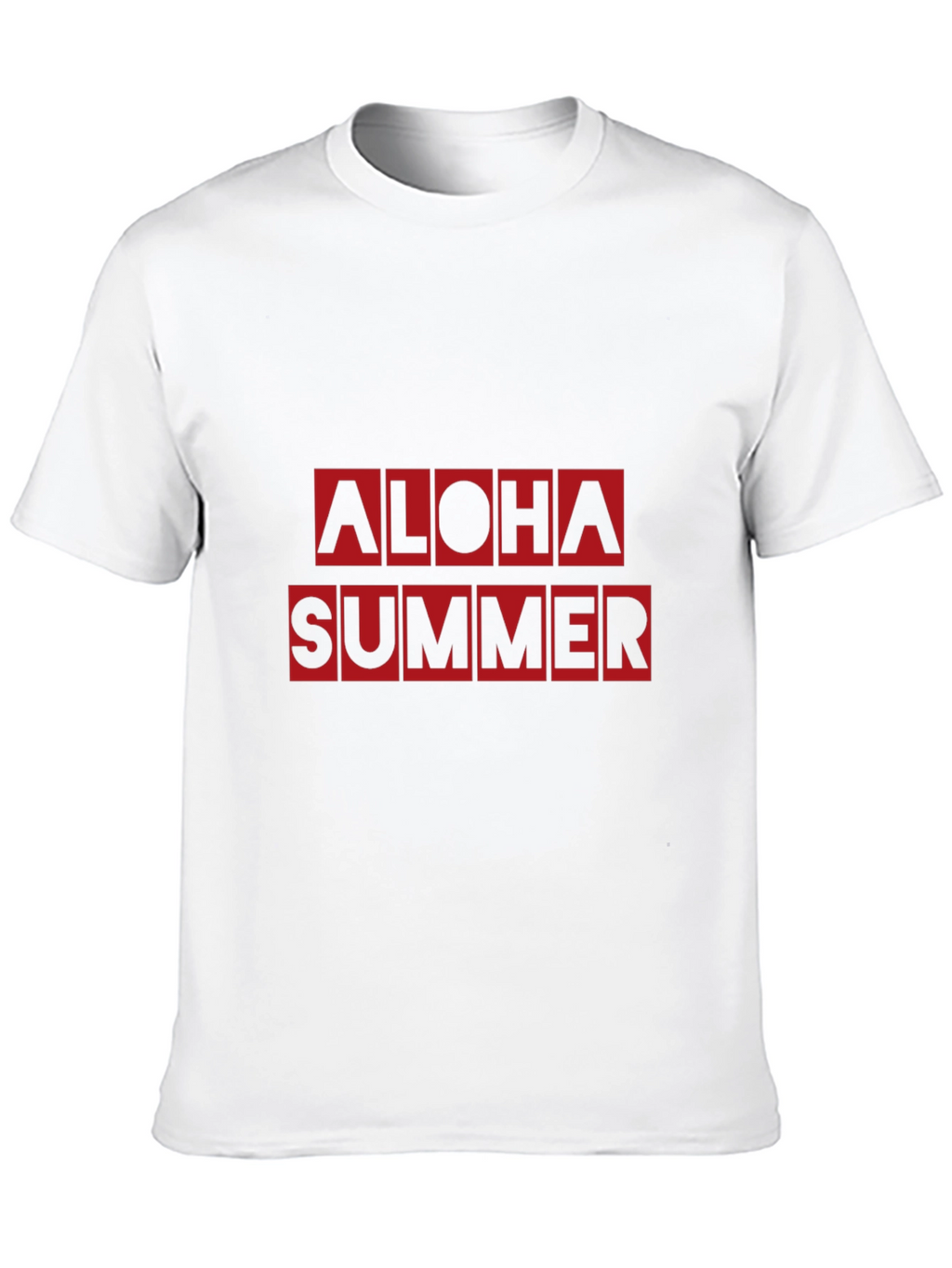 Aloha Summer Graphic Tee - Black Casual T-Shirt