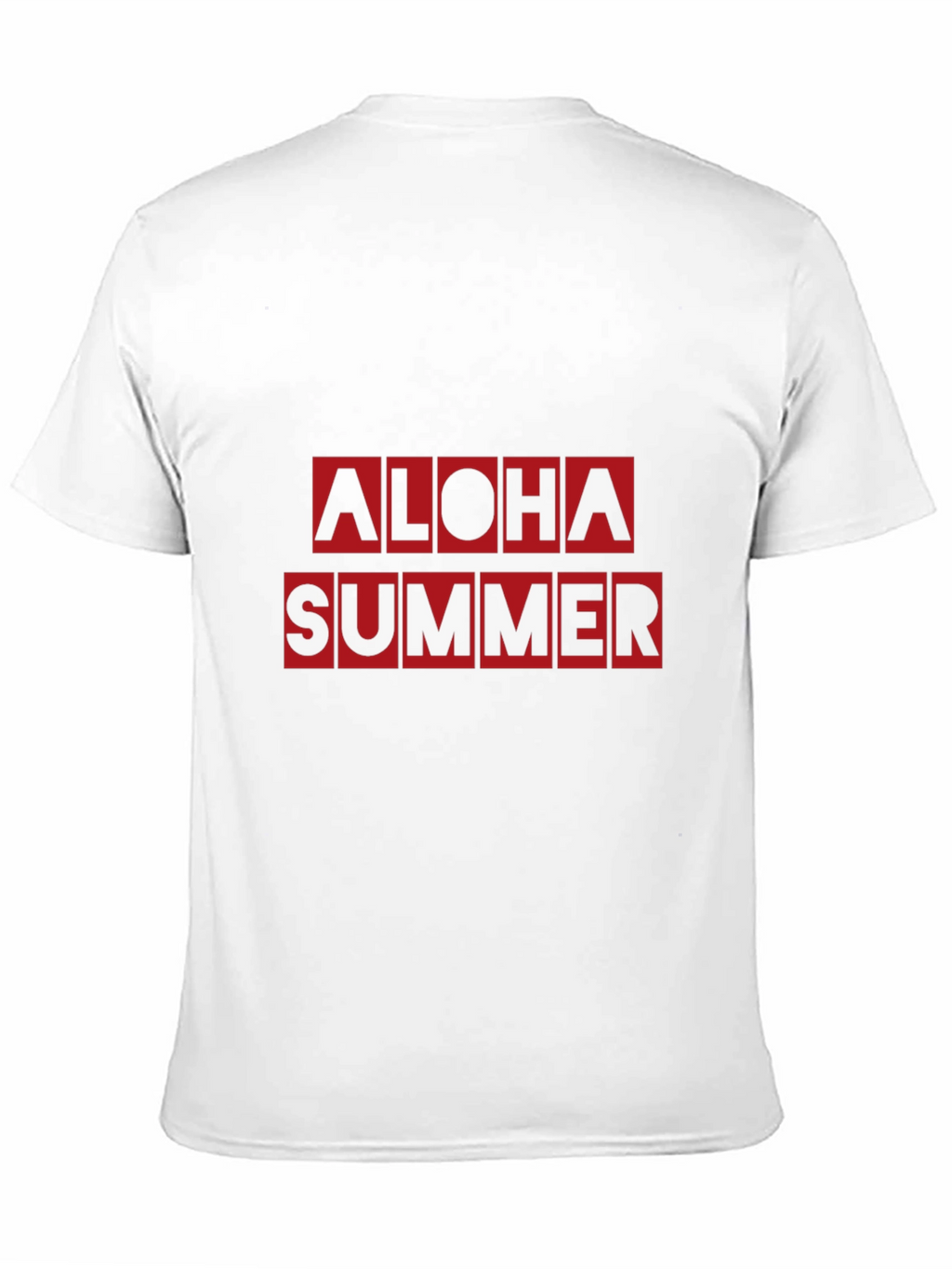 Aloha Summer Graphic Tee - Black Casual T-Shirt