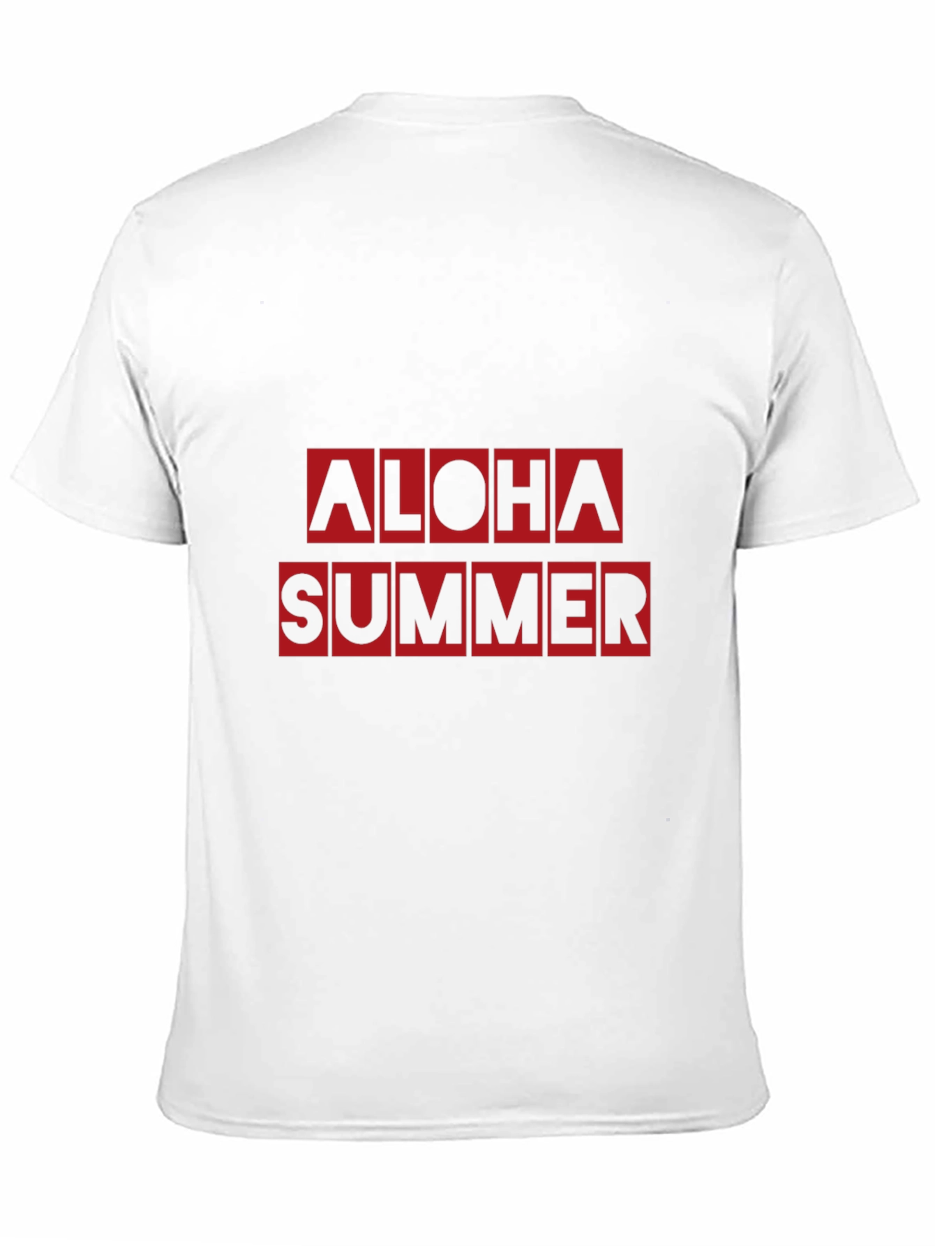 Aloha Summer Graphic Tee - Black Casual T-Shirt