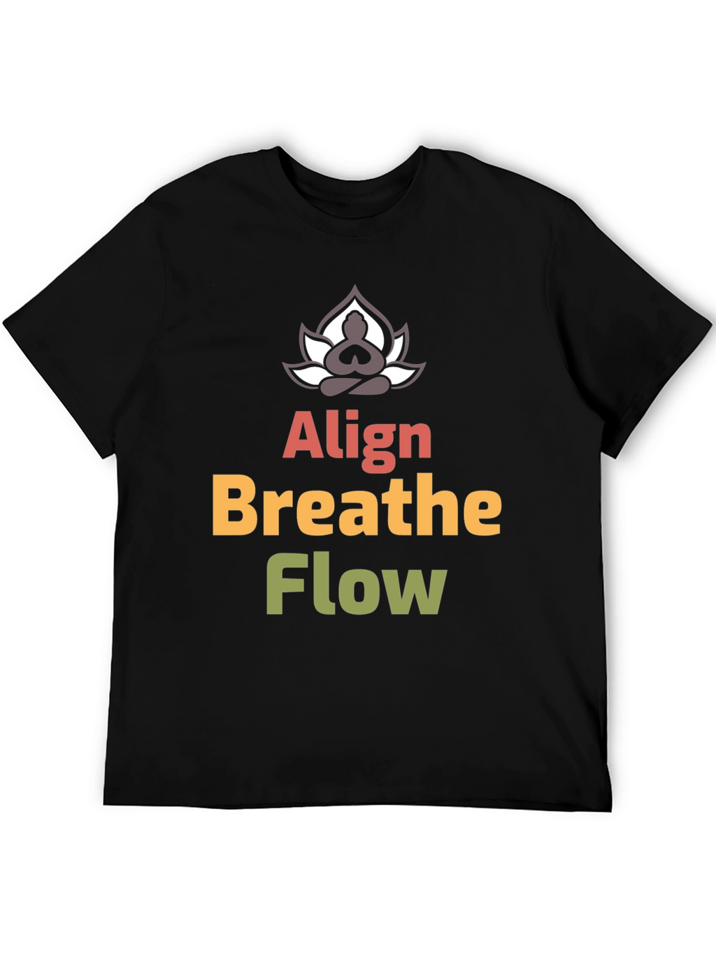 Align Breathe Flow Yoga Graphic T-Shirt