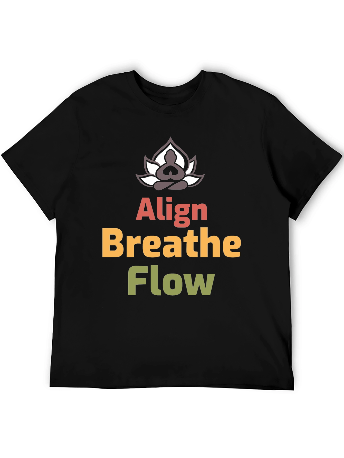 Align Breathe Flow Yoga Graphic T-Shirt