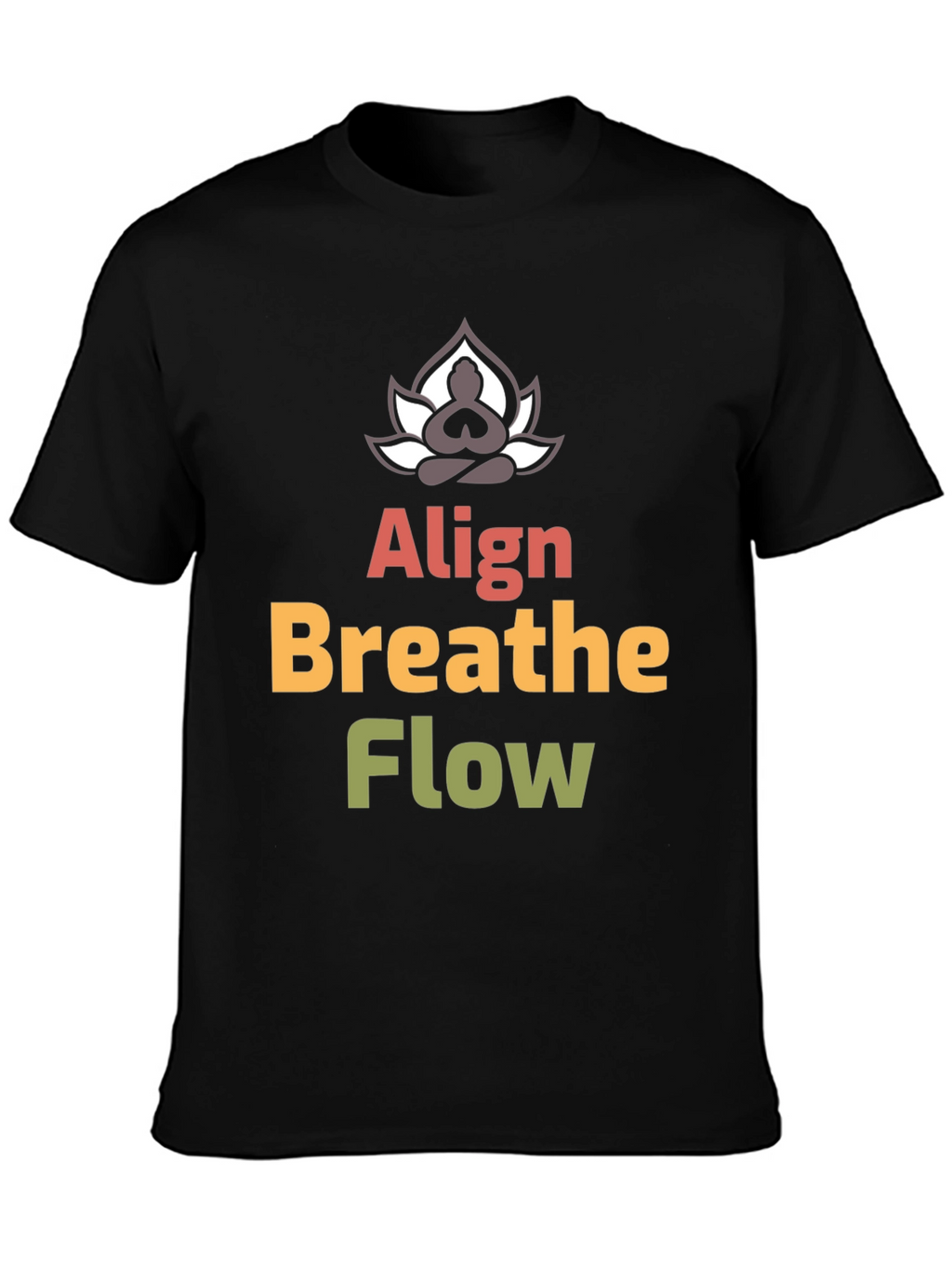 Align Breathe Flow Yoga Graphic T-Shirt