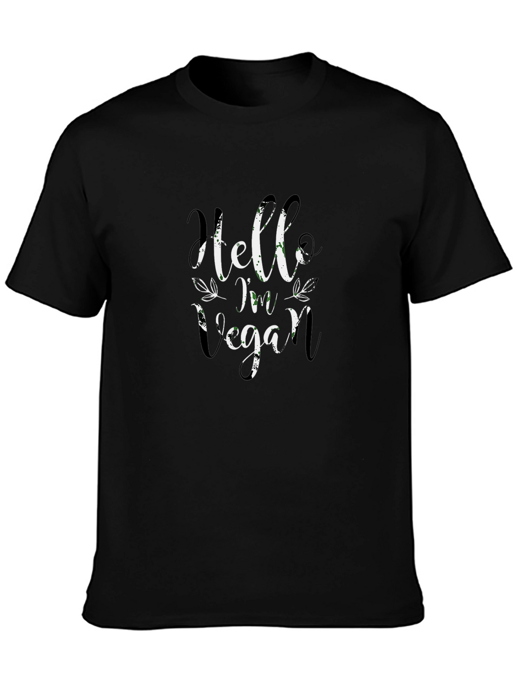 Hello Im Vegan T-Shirt - Stylish Vegan Apparel
