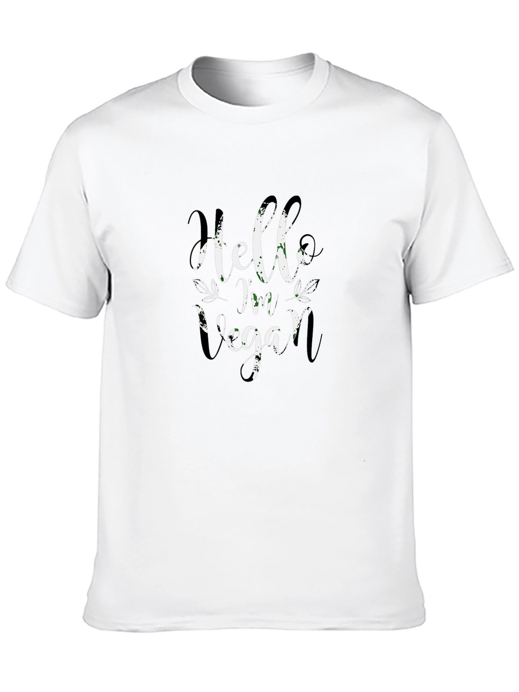 Hello Im Vegan T-Shirt - Stylish Vegan Apparel