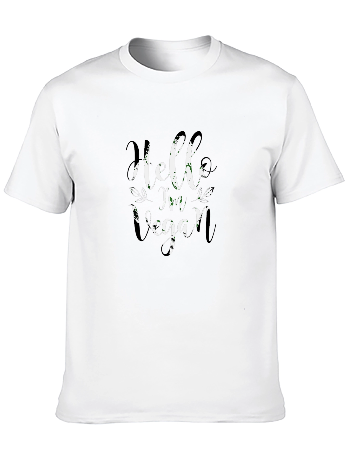 Hello Im Vegan T-Shirt - Stylish Vegan Apparel