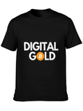 Digital Gold Bitcoin Crypto T-Shirt - Black