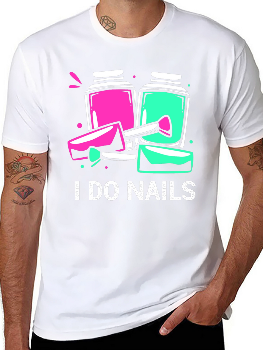 I Do Nails T-Shirt - Manicure Technician Apparel