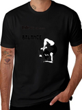 Balance Life Black Graphic Tee
